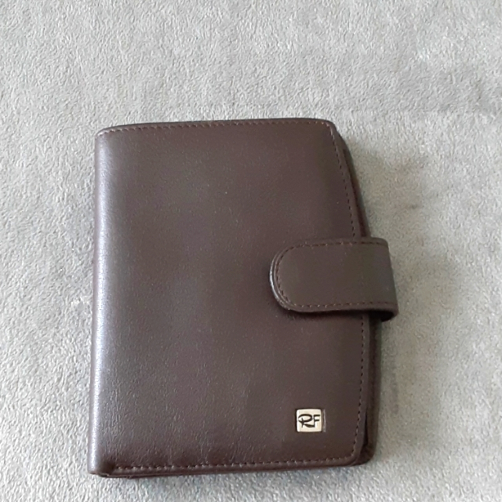 Romano Firenze Club dark brown leather small wallet